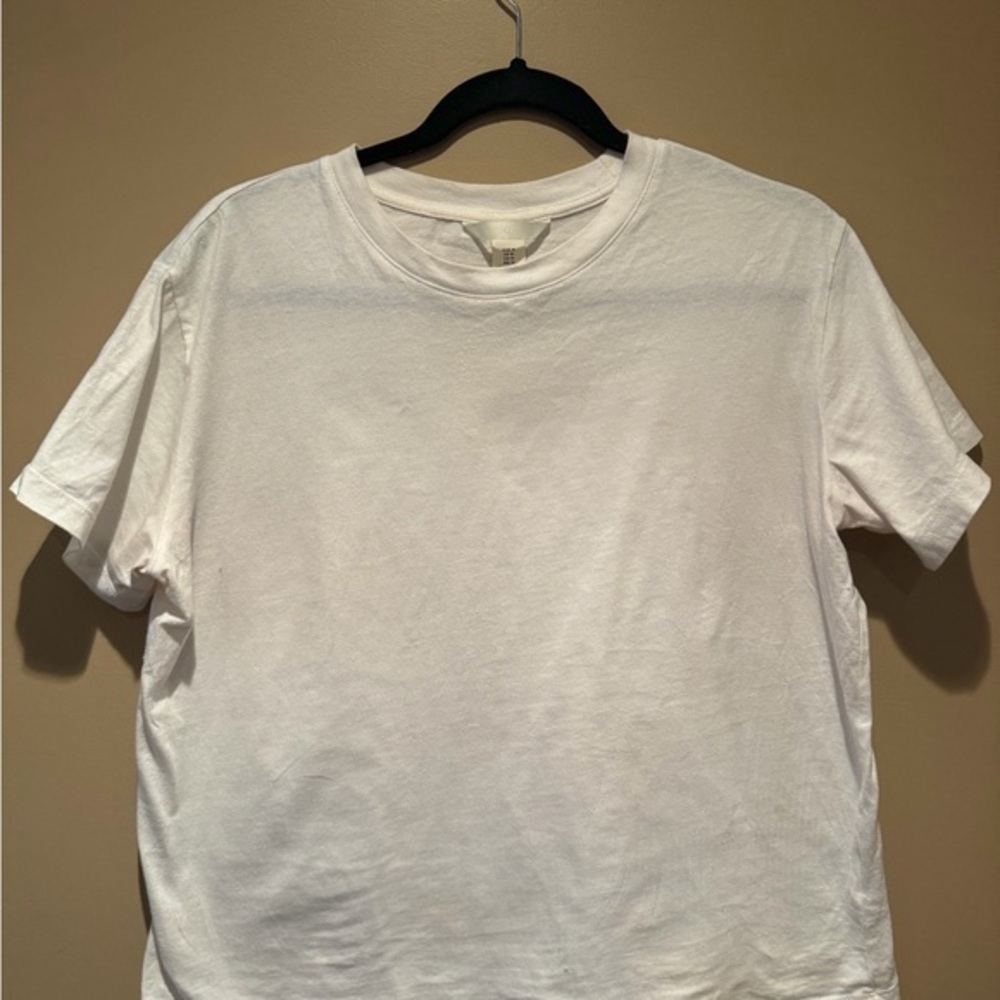 H&M Classic White Short Sleeve Tee
